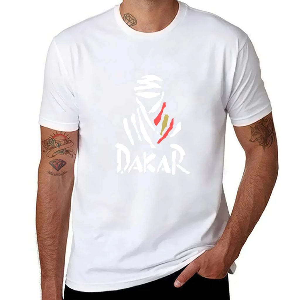 Dakar Spain Anime T-Shirt Quick-Drying Graphic Tee for Sports Fans and Rappers
