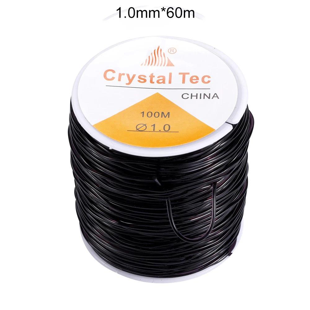 0.5-1.0mm Elastic Cord Beading Thread Stretch String Fibre Crafting Line For Jewelry Making DIY Seed Beads Pony Beads Bracelets