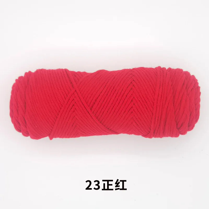 Milk Cotton Yarn 8 Ply Acrylic Crochet For Amigurumi Doll