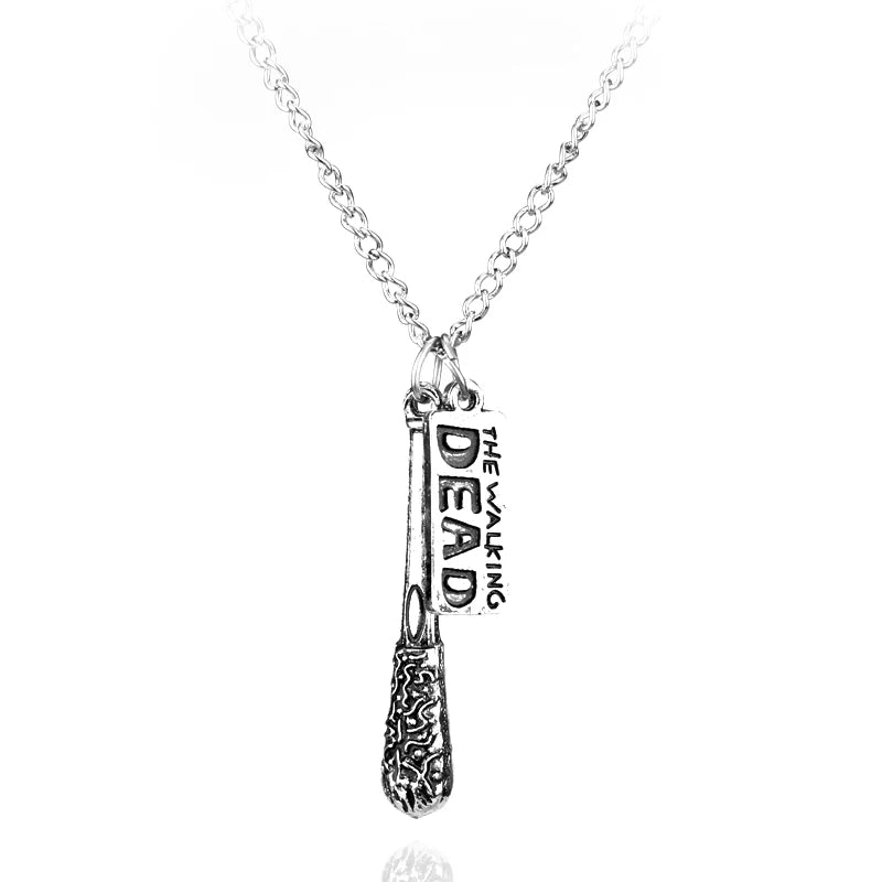 The Walking Dead Necklace Horror Movie Metal Monogram Pendant Necklace Necklaces Fashion Jewellery Accessories Gifts