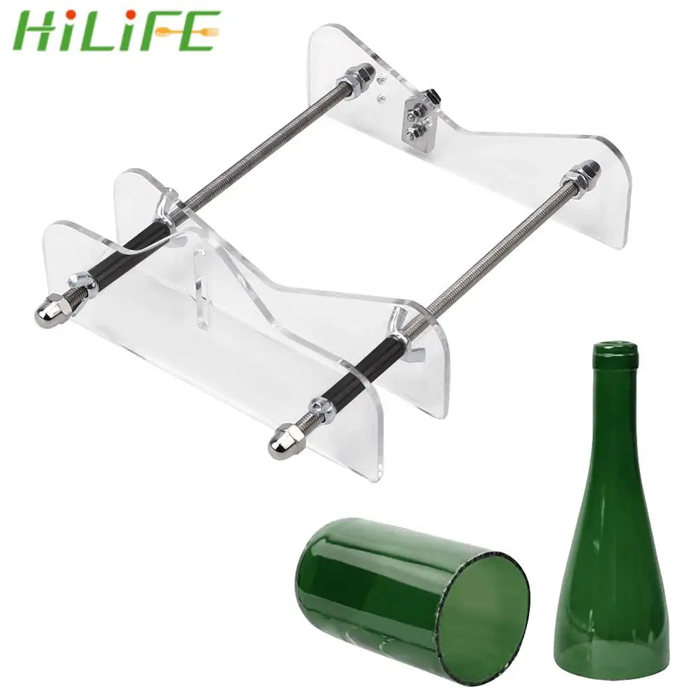 HILIFE Round Bottle Cutting Machine Home Decoration For Cutting Wine Beer Professional Glass Bottle Cutter DIY Cut Tools