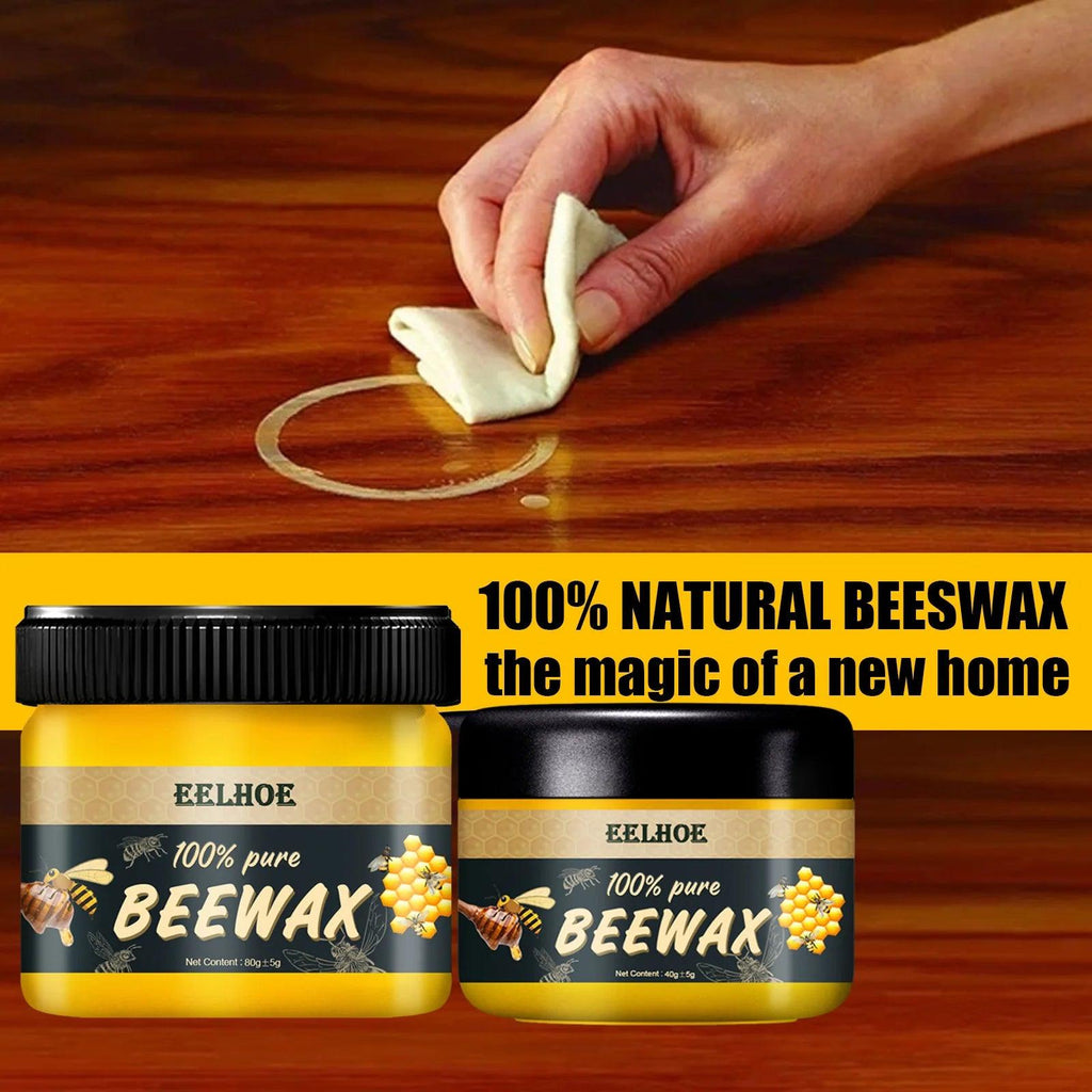 EELHOE Natural Beeswax Wood Floor Maintenance Beeswax Furniture Care Polishing Waterproof and Anti-cracking Brightening