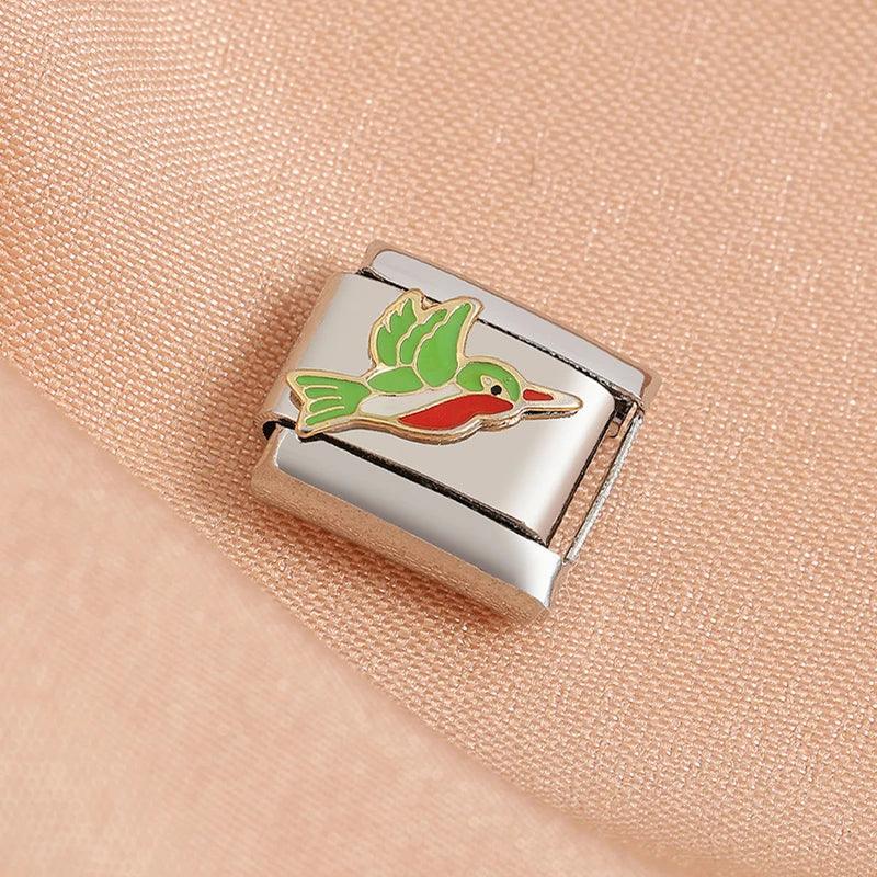 Fashion Eye Star Cute Animals Star Fish Spider Poker Queens Friendship Charm Italian Link Fit 9mm Bracelet Making DIY Jewelry