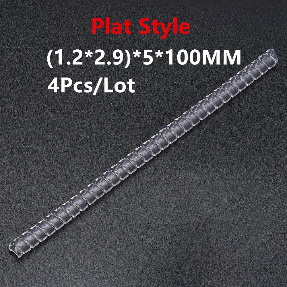 4Pcs/Lot Ring Size Adjuster Ring Guard ,Mandrel for Making Jewelry Guard, Spacer, Sizer, Fitter Spiral Silicone Tightener