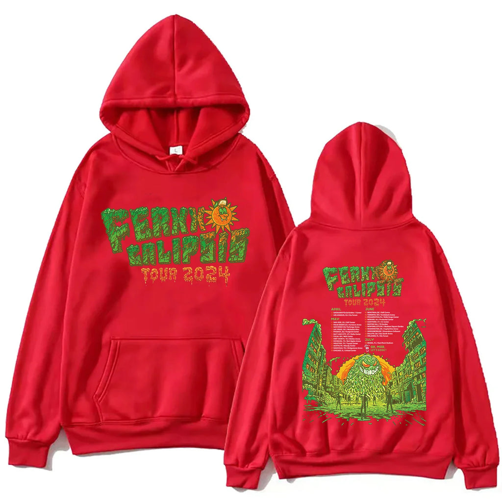 Ferxxocalipsis World Tour 2024 Hoodie Man Woman Feid Ferxxo Long Sleeve Streetwear Harajuku Fans Gift Pullover Tops