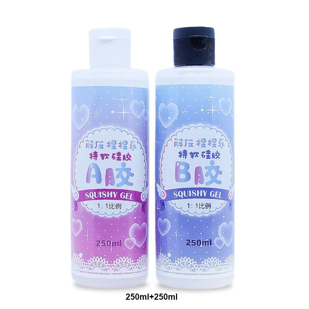 100/240/500/1000ml Squishy Gel Soft Liquid Resin Glue For Molding Cat'S Paw Decompression Toys Gift Squeezing Toy For Girls Kids