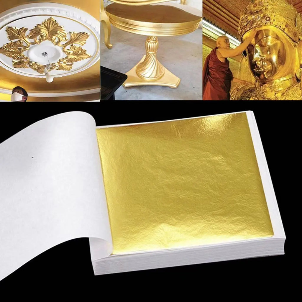 Gold and Silver Artificial Paper Cake Dessert Decoration Crafts 200 PCS