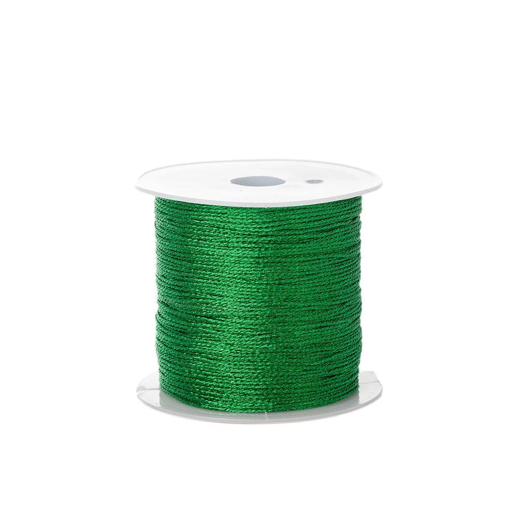 0.4mm 50m Crafts Nylon Cord For Jewelry Making Beading Braided Nylon Satin String for Bracelets Rattail Trim Chinese Knot