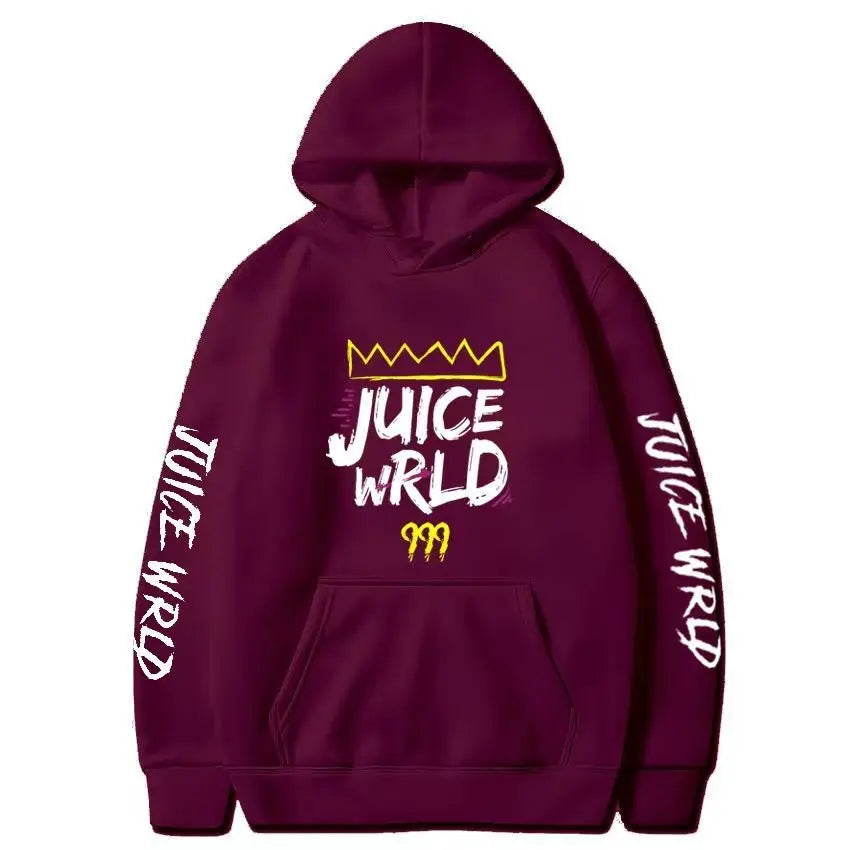 Rapper Juice Wrld 999 Letter Printed Hoodie Y2k Women's Casual Fashion Sportswear Autumn/Winter Hoodie Men's Women's Clothing