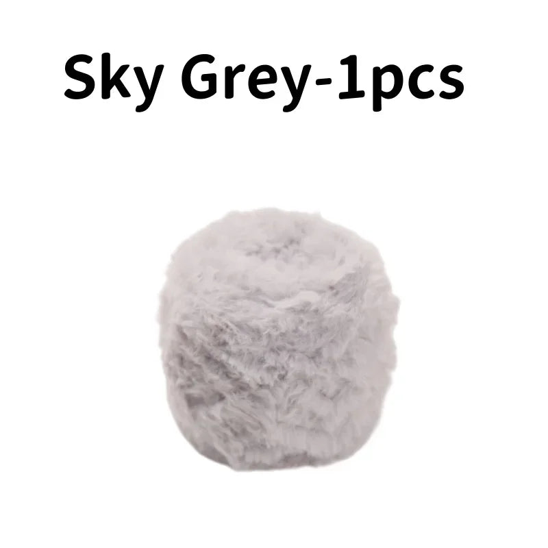 Super Soft Faux Fur Eyelash Yarn for Crochet and Knits 100g