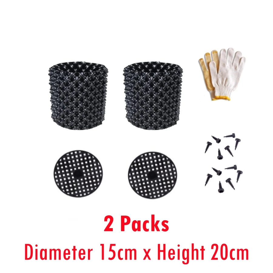 2 Packes Air Pruning Plant Root Control Nursery Pots Trainer Fast Root Grow Container Garden Tree Bonsai Transplant Tool