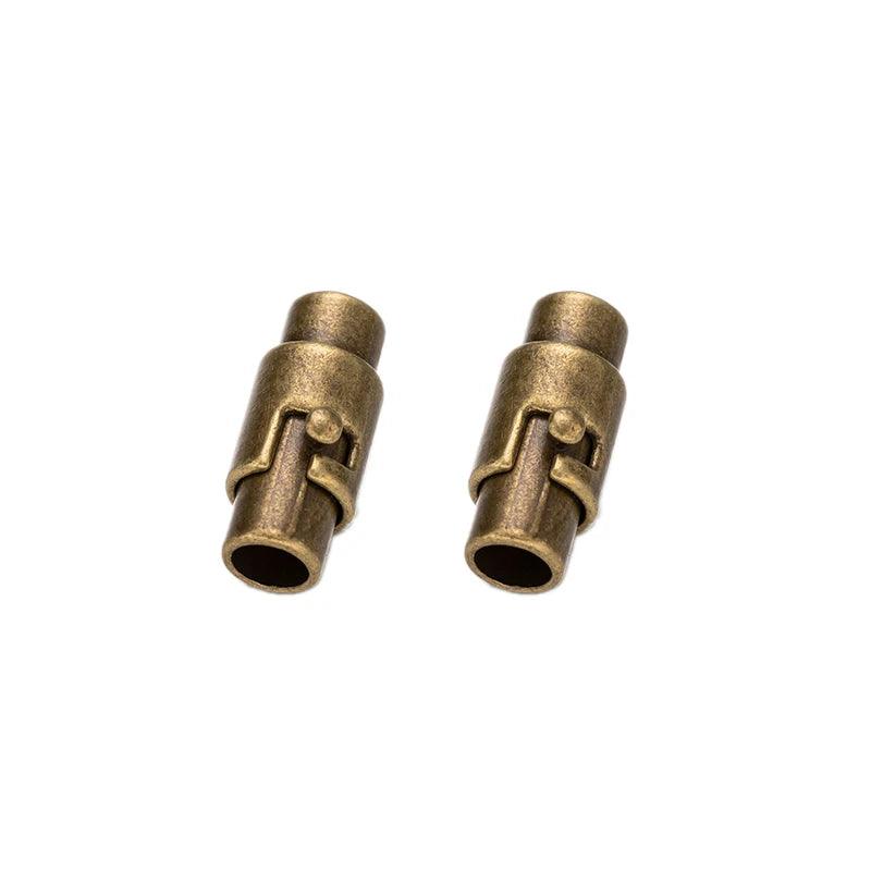 5Sets Leather Cord End Caps Magnetic Locking Clasps Closures Buckle for DIY Leather Bracelet Kumihimo Jewelry Making Supplies