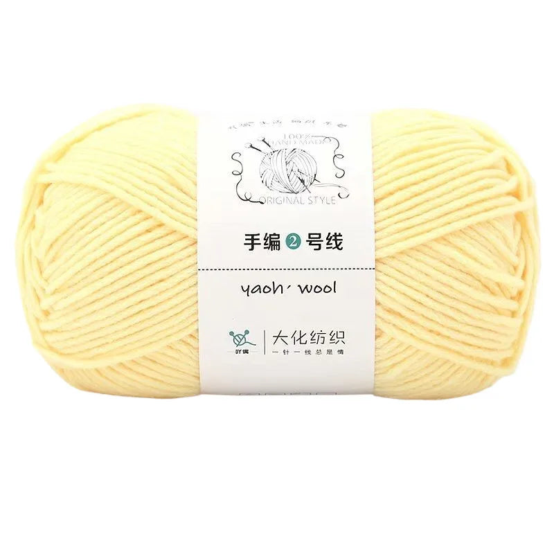 100g 100 Percent Acrylic Yarn for Hand Knitting and Crochet DIY Projects 200M Length