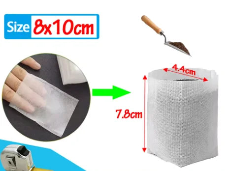 1000/100pcs Biodegradable Seed Nursery Bags Non-Woven Plants GrowBags Fabric Seedling Pots Plants Pouch for Home Garden Supply