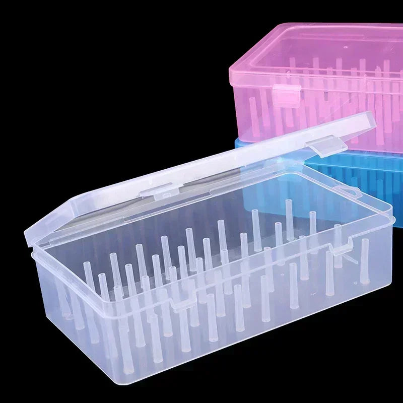 Sewing 24 Spool Box Sewing Thread Storage Box 42 Pieces Spools Bobbin Carrying Case Container Holder Craft Spool Organizing Case