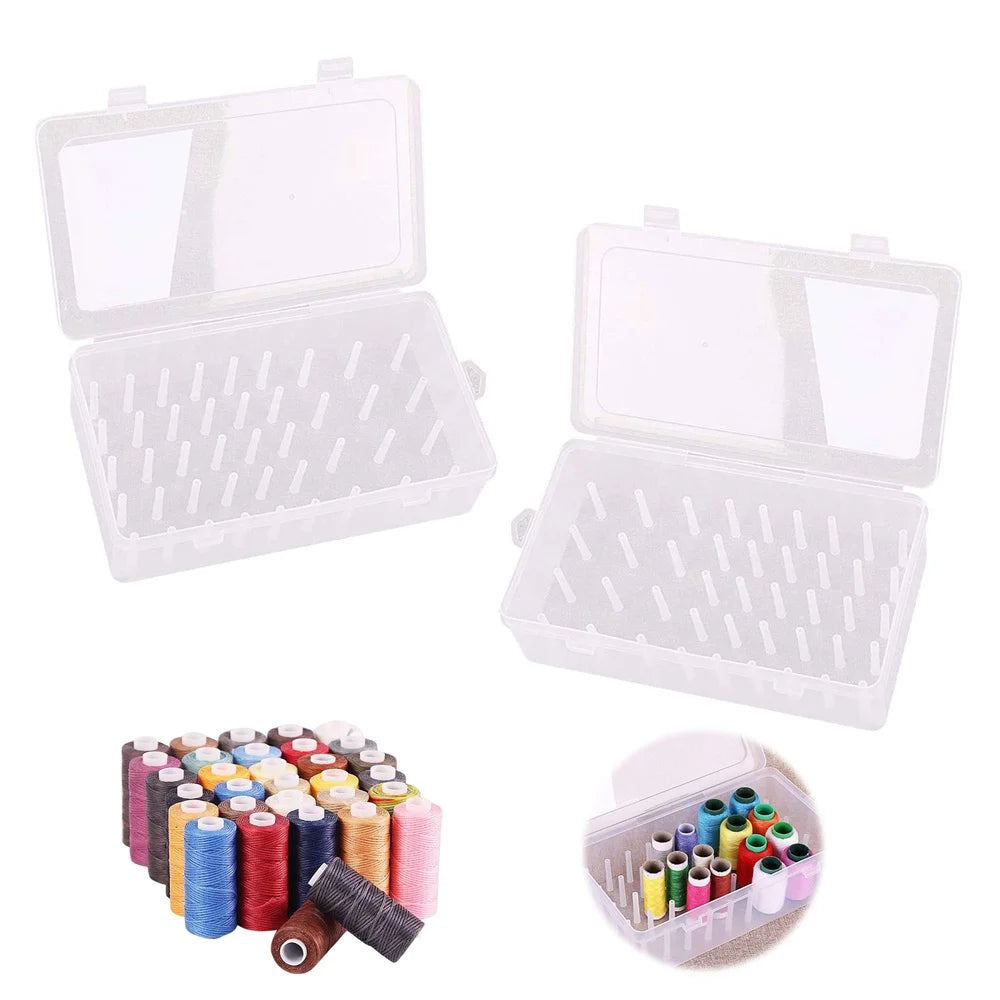 42 Axis Sewing Threads Box Thread Bobbins Empty Sewing Reel Box Sewing Box Needle Wire Storage Organizer Containers