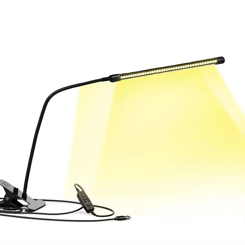 LED USB Grow Light Phytolamp for Plants with Control Full Spectrum 3000K Fitolamp Lights Home Flower Seedling Clip Phyto Lamp