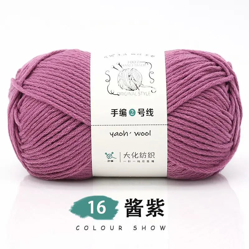 100g 100 Percent Acrylic Yarn for Hand Knitting and Crochet DIY Projects 200M Length