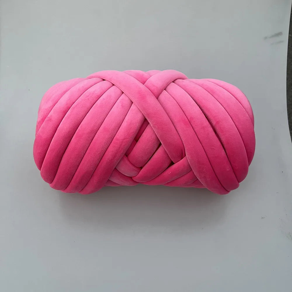 Velvet Chunky Yarn 500G Bulky Wool For DIY Blankets Hats