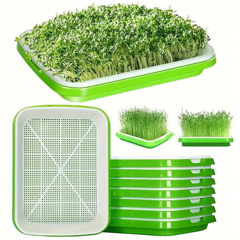1 Pcs Germination Tray Plant Seeds Pot Garden Double Layer Soilless Hydroponics Growing Seedling Pots Gardening Accessories