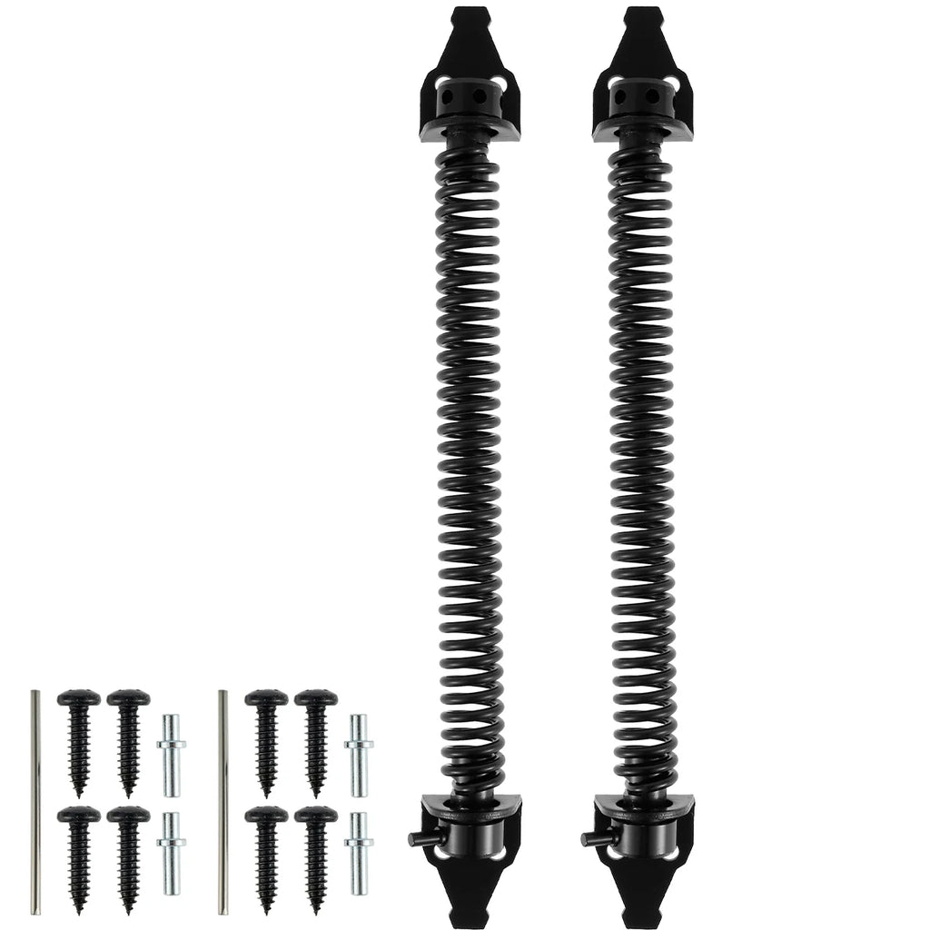 1/2PC Garden Gate Spring Closer 8inch Universal Automatic Gate Spring Metal Fence Gate Spring Closure Rust-Proof Door Outdoor
