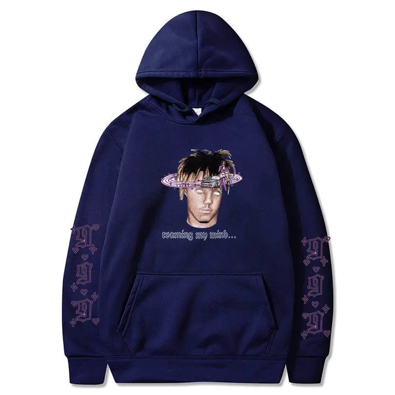 Rapper Juice Wrld 999 Letter Printed Hoodie Y2k Women's Casual Fashion Sportswear Autumn/Winter Hoodie Men's Women's Clothing