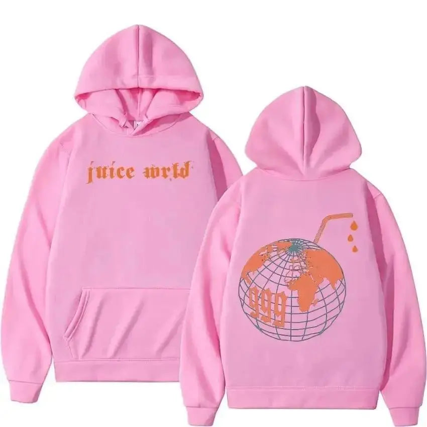 Juice WRLD Hoodies Men Women's Hooded Sweatshirts Fashion Hip Hop Casual Pullovers Autumn Boys Girls Black Streetwear Juicewrld