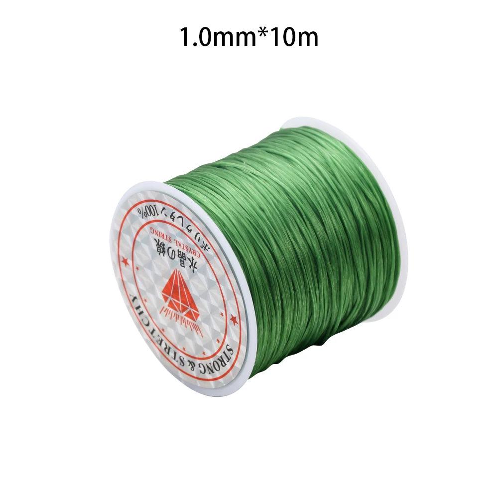 0.5-1.0mm Elastic Cord Beading Thread Stretch String Fibre Crafting Line For Jewelry Making DIY Seed Beads Pony Beads Bracelets