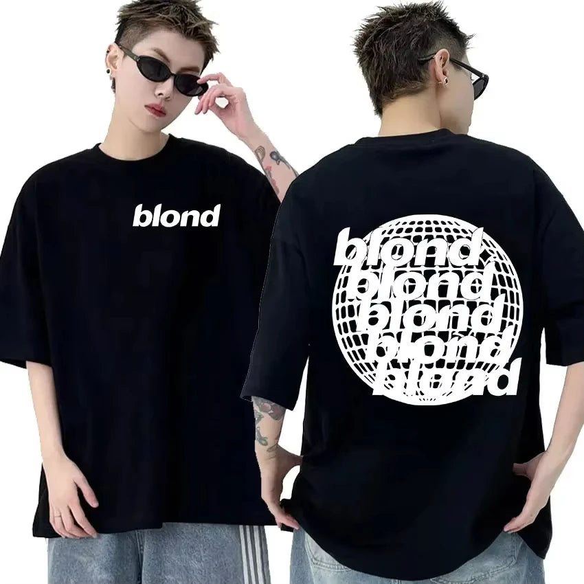 Rapper Frank Retro Graphic T Shirt for Men Hip Hop Ocean Album Inspired Unisex Oversized Cotton Tee