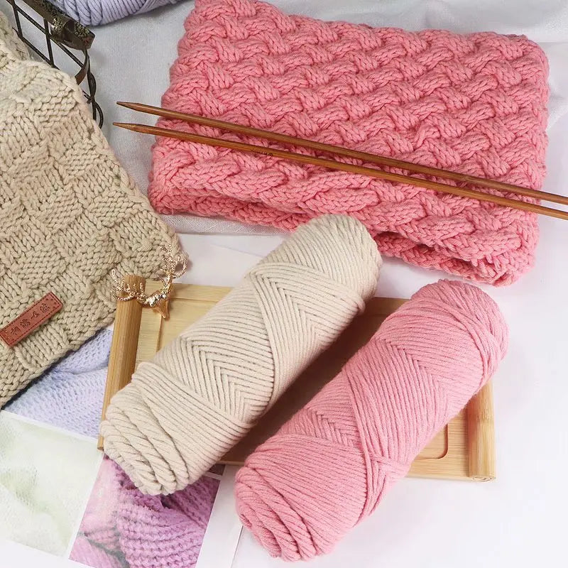 Milk Cotton Baby Sweater Yarn Eight Strands Thick 100G