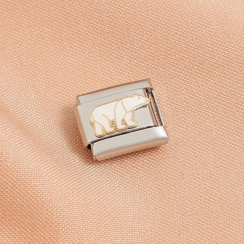 Fashion Eye Star Cute Animals Star Fish Spider Poker Queens Friendship Charm Italian Link Fit 9mm Bracelet Making DIY Jewelry