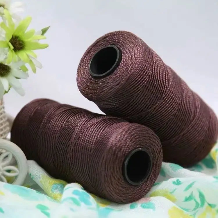 1.5mm 200m Summer Crochet Yarn Ice Silk Craft Thread for Hats Dolls Sewing Bags Crocheting