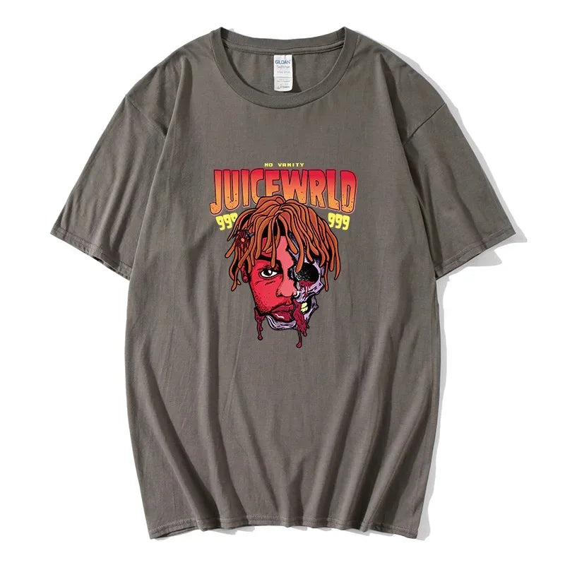 Rapper Juice Wrld 999 Short T Shirt Men's Women's Letter Printed Tshirts Y2k Casual Fashion Sportswear Summer Clothing