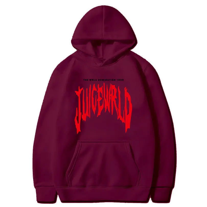 Rapper Juice Wrld 999 Letter Printed Hoodie Y2k Women's Casual Fashion Sportswear Autumn/Winter Hoodie Men's Women's Clothing