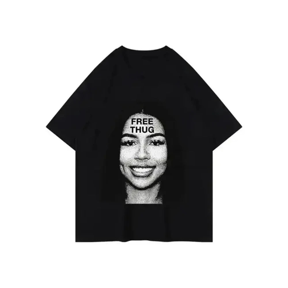 Young Thug Slime Graphic Tee for Women Y2K Style Haikyuu Inspired T Shirt