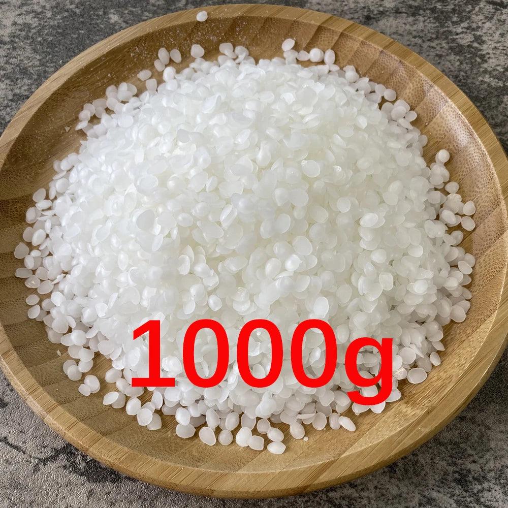 500/1000g Natural Beeswax Wax Granule DIY Handmade Candle Making Raw Material Supplies Yellow/White Scented Smokeless