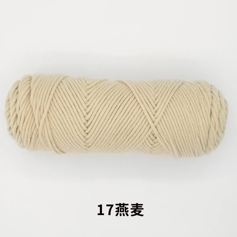 Milk Cotton Yarn 8 Ply Acrylic Crochet For Amigurumi Doll