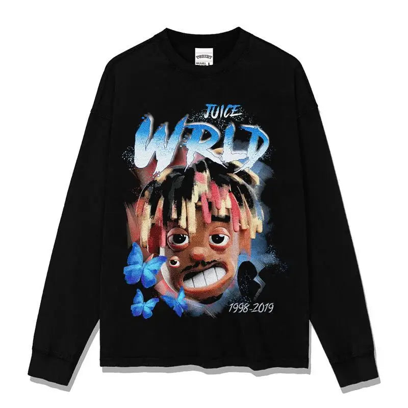 Rapper Juice Wrld 999 Short T Shirt Men's Women's Letter Printed Tshirts Y2k Casual Fashion Sportswear Summer Clothing