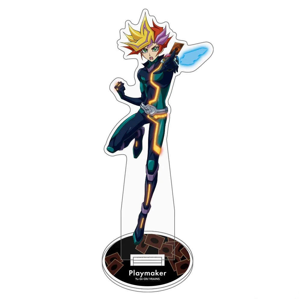 Anime Fans Gifts Yu-Gi-Oh! Vrains Playmaker Vrains Re Yami Yugi HD Character Acrylic Stand Desktop Decoration Series About 15cm