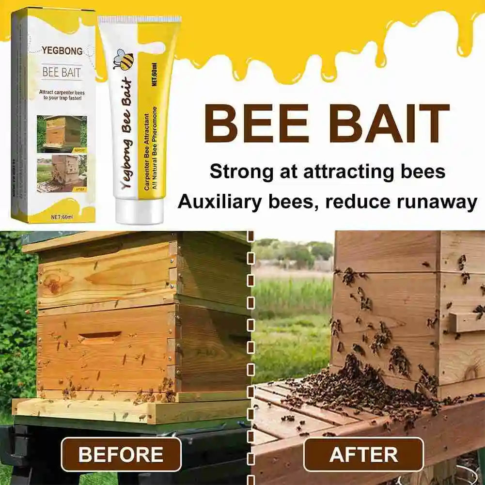 1/3/5PCS Bee Bait Bee Queen Pheromone Easy Catching Lure Bait Swarm Commander Honey Hive Attract Outdoor Beekeeping Supplies