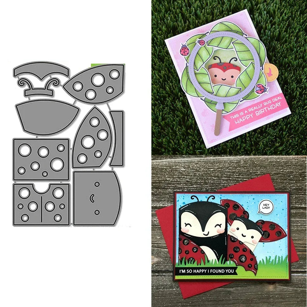 Meadow Backdrop Tiny Gift Box Add On Metal Cutting Dies Embossing Diecut for DIY Card Making Scrapbooking Crafting Supplies