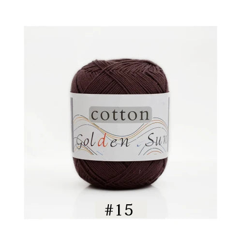 100 Percent Cotton Yarn for Hand Knitting and Crochet 8 Ply Worsted Soft Yarn for Sweaters and Blankets 50g 200m