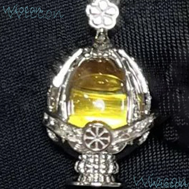 Grief Seed Soul Gem Anime Puella Magi Madoka Magica Cosplay Prop Gemstone Necklace Yellow Purple Pink Red Blue Jewel Magica Girl