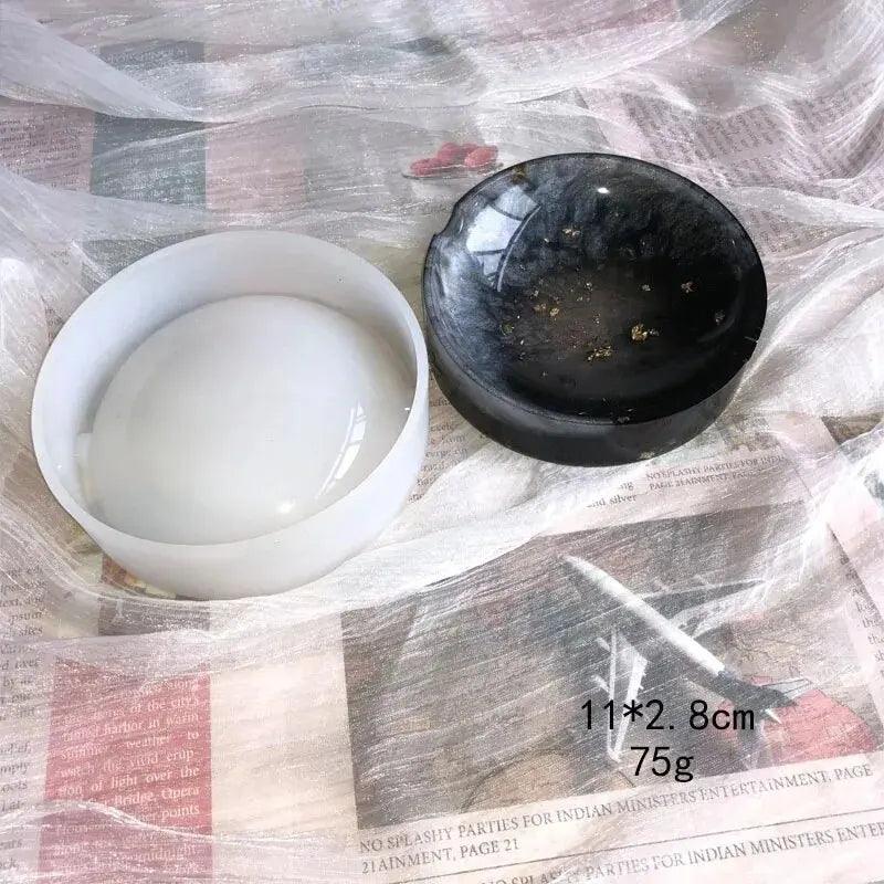 Silicone Mold Ashtray Resin Mold Heart Square Mold For DIY Resin UV Crystal Epoxy Crafts Crystal Ashtray Home Decoration