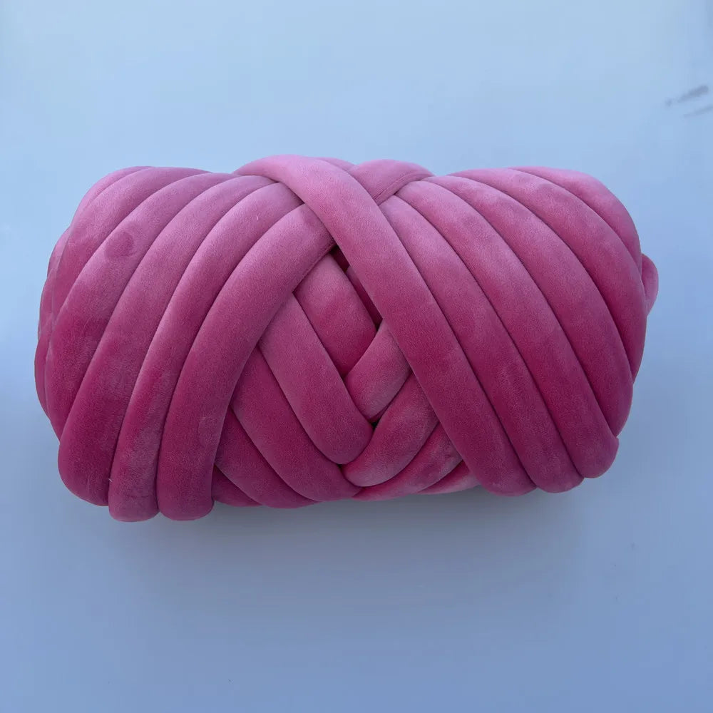 Velvet Chunky Yarn 500G Bulky Wool For DIY Blankets Hats