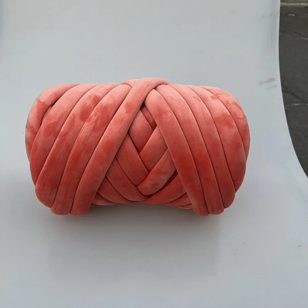 Velvet Chunky Yarn 500G Bulky Wool For DIY Blankets Hats