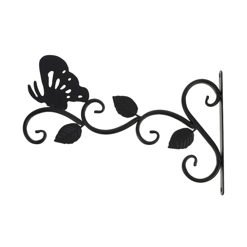 Hanging Plant Bracket Wall Mounted Metal Plant Hanger Decorative Hanger Hook for Hanging Bird Feeders Flower Pot Basket