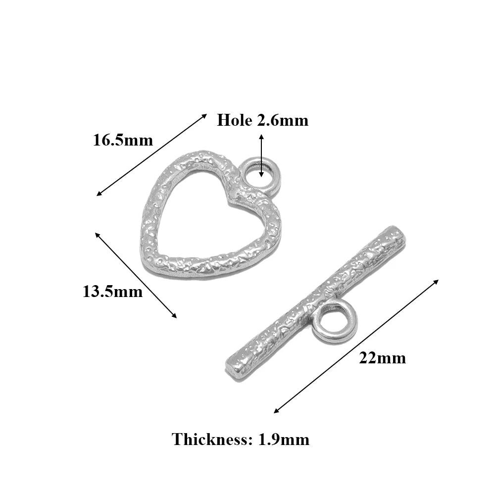 4 Sets Stainless Steel Gold Toggle OT Clasps for DIY Jewelry Making Necklaces Connectors Fasteners Bracelets Hooks Supplies