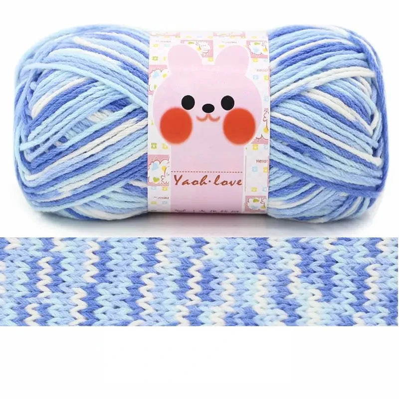 Milk Cotton Thick Yarn 170M Roll 100G For Hand Knitting