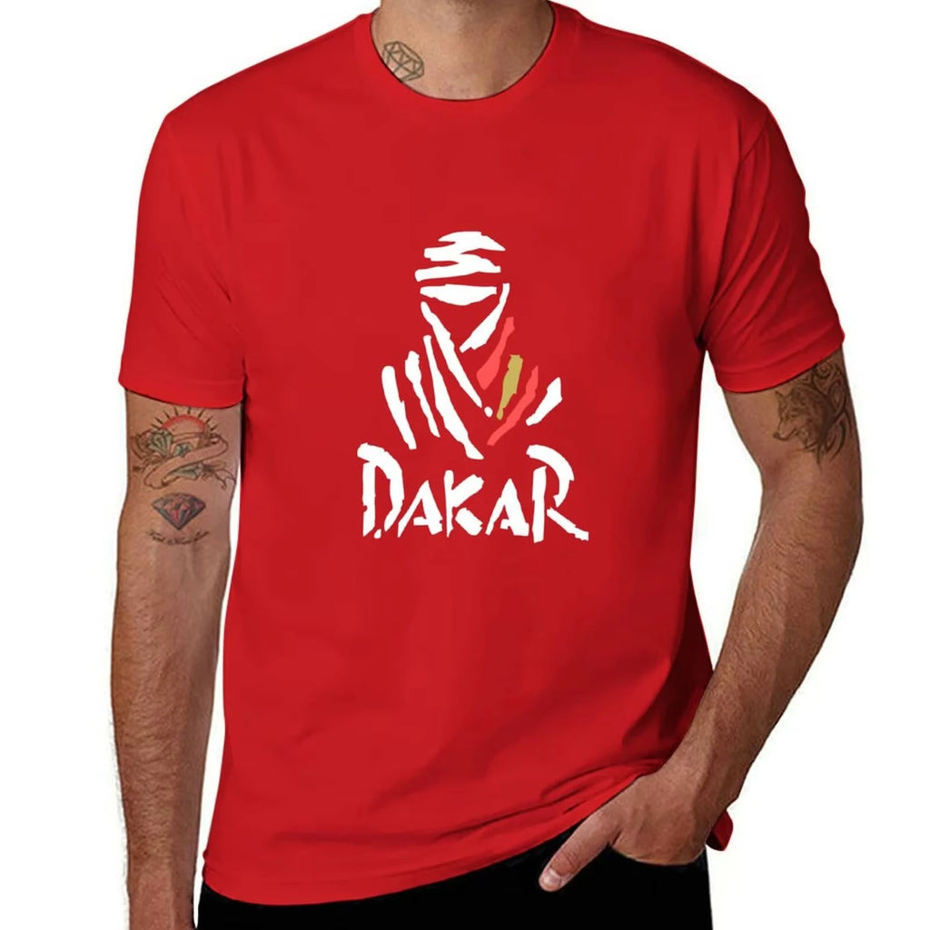 Dakar Spain Anime T-Shirt Quick-Drying Graphic Tee for Sports Fans and Rappers